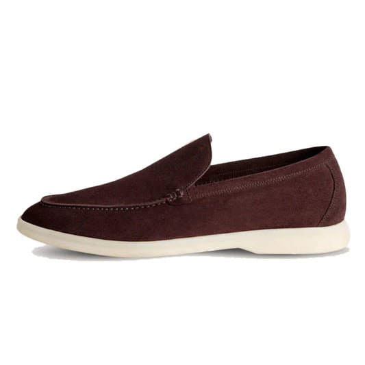 Mr. Old Premium Suede Loafers | Chocolate