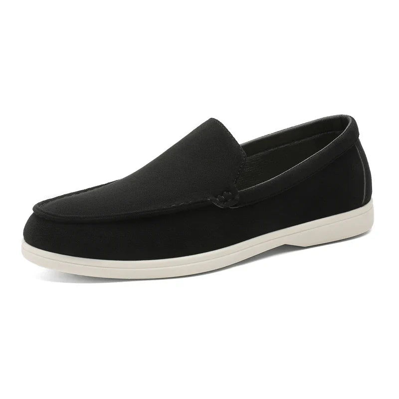 Mr. Old Premium Suede Loafers | Black