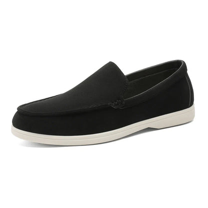 Mr. Old Premium Suede Loafers | Black