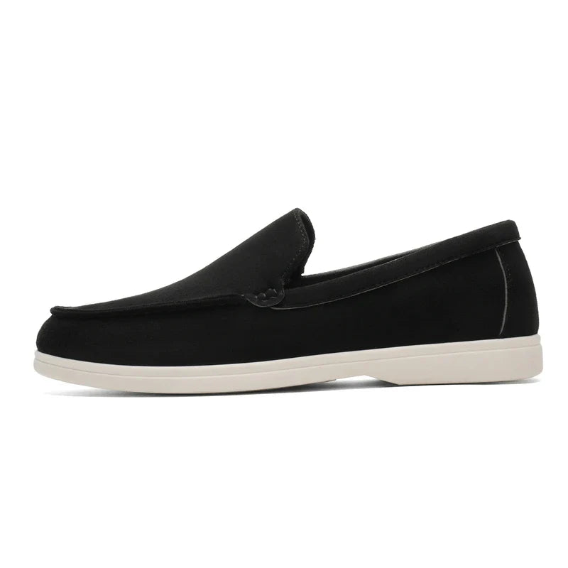 Mr. Old Premium Suede Loafers | Black