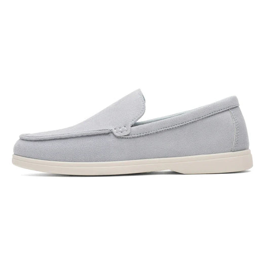 Mr. Old Premium Suede Loafers | Sky Blue